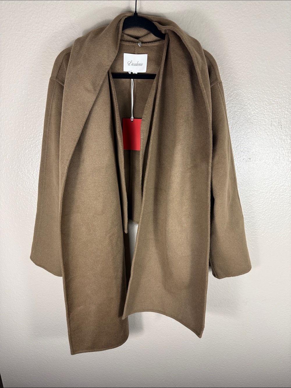 L'Academie Milly Wool Jacket in Olive Green - Picture 4 of 8